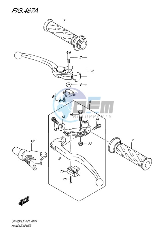 HANDLE LEVER