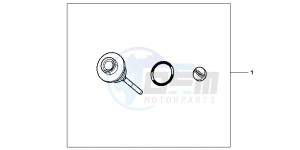 CRF450RB drawing OIL LEVEL GAUGE