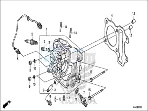 NSC110MPDH UK - (E) drawing CYLINDER HEAD