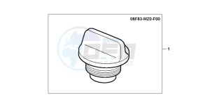 GL1500C drawing CHROME OIL CAP