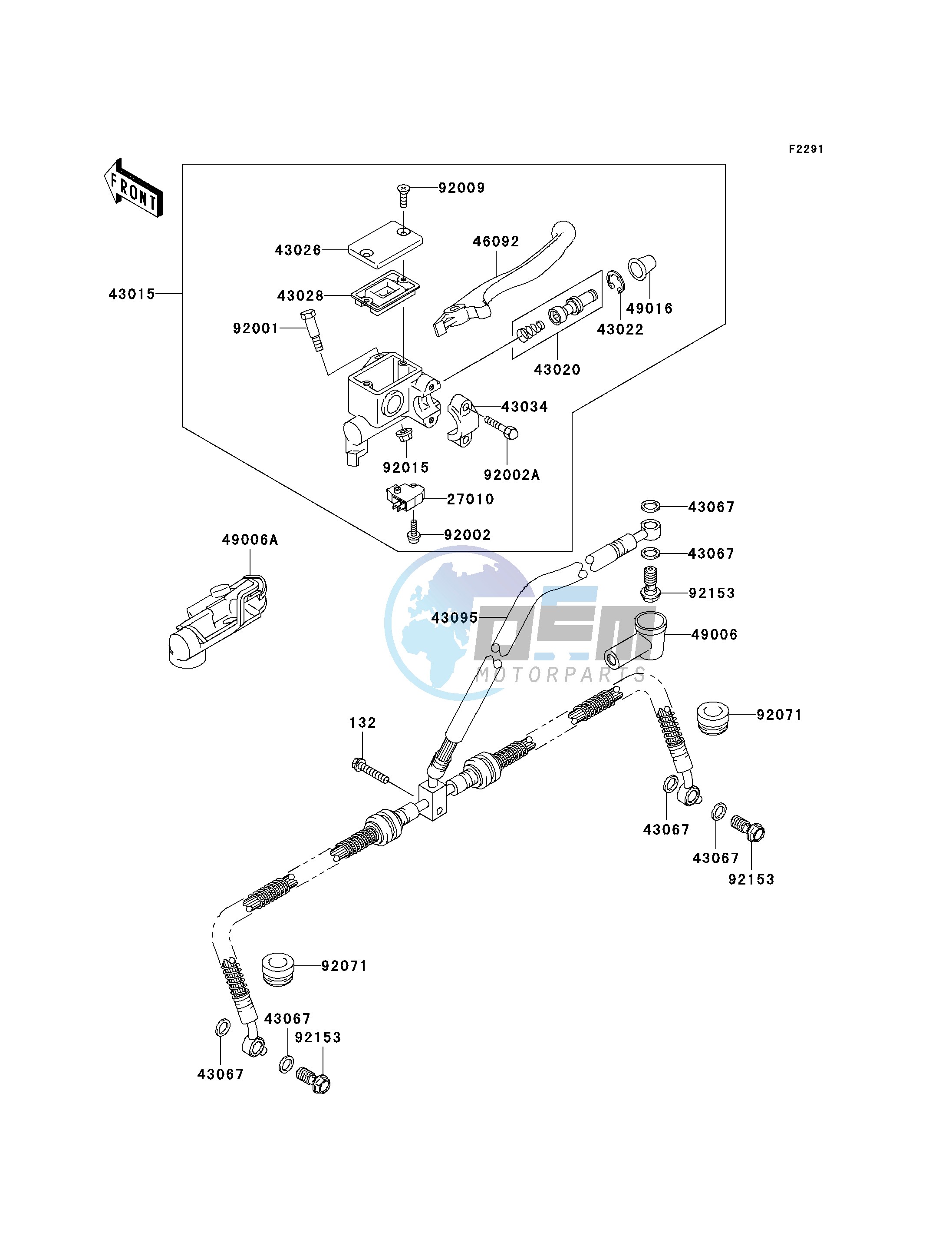 FRONT MASTER CYLINDER