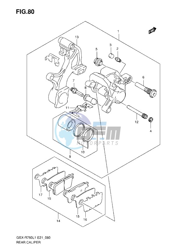 REAR CALIPER