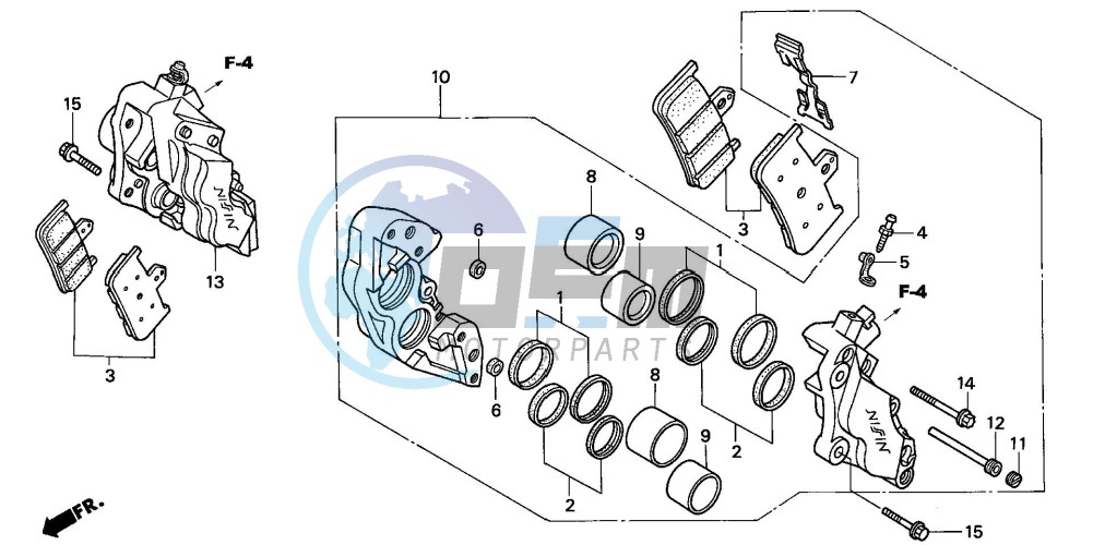 FRONT BRAKE CALIPER