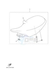 YFM250R YFM25RB RAPTOR 250 (1BTG 1BTH 1BTJ) drawing SEAT