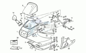 Targa 750 drawing Fairing