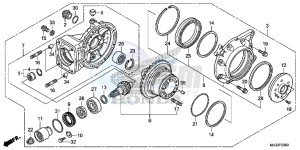 GL1800BF F6B Bagger - GL1800BF UK - (E) drawing FINAL DRIVEN GEAR