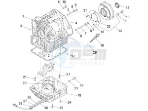 Eldorado 1400 1380 USA drawing Crankcases I