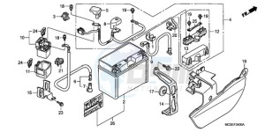 ST13009 Europe Direct - (ED / MME) drawing BATTERY