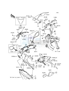 ER-6F_ABS EX650FDS XX (EU ME A(FRICA) drawing Cowling