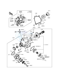 1400GTR ABS ZG1400EFF FR GB XX (EU ME A(FRICA) drawing Front Bevel Gear