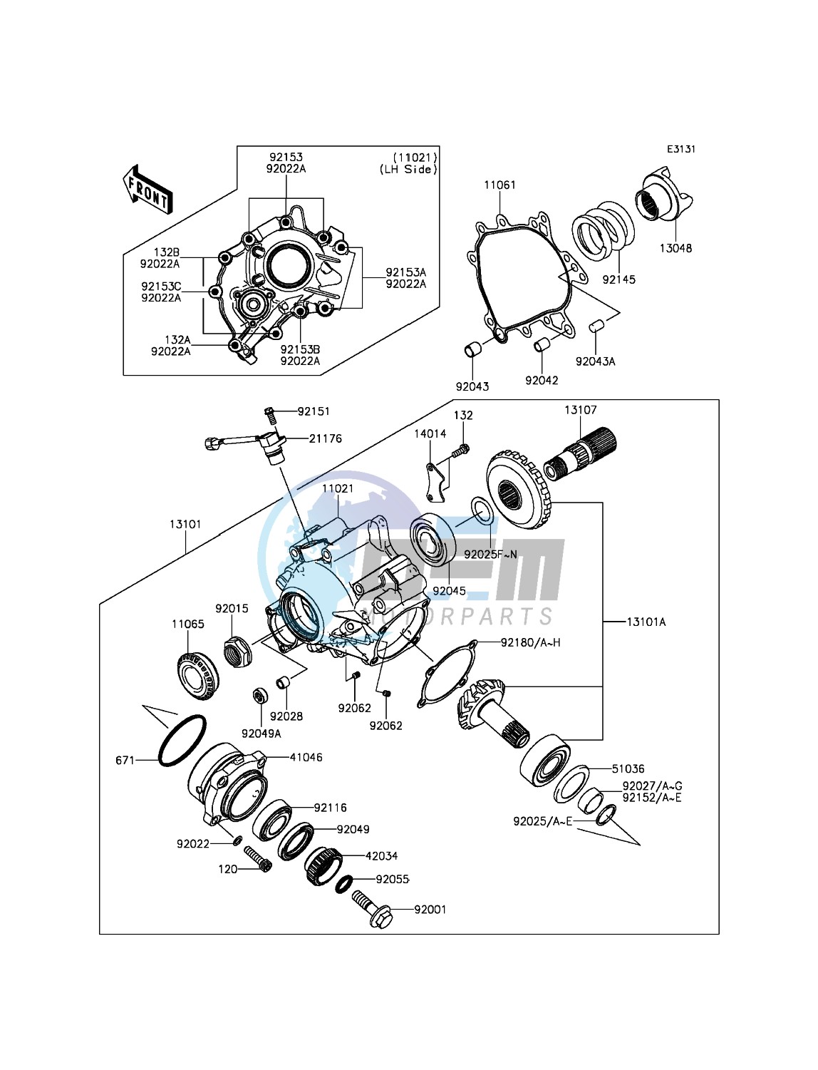 Front Bevel Gear