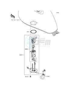 VULCAN 900 CLASSIC VN900BFF GB XX (EU ME A(FRICA) drawing Fuel Pump