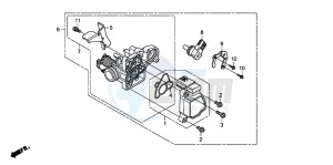 NPS50 drawing THROTTLE BODY (NPS508)