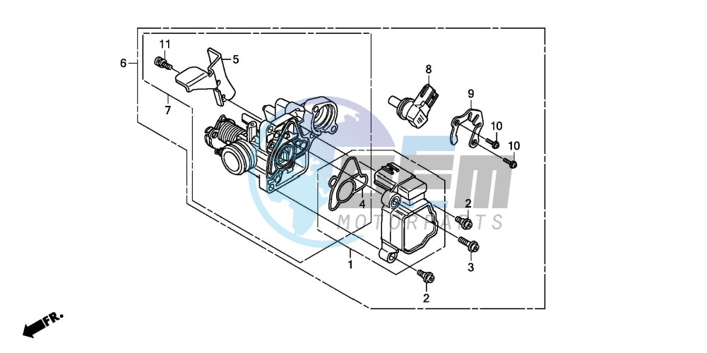 THROTTLE BODY (NPS508)