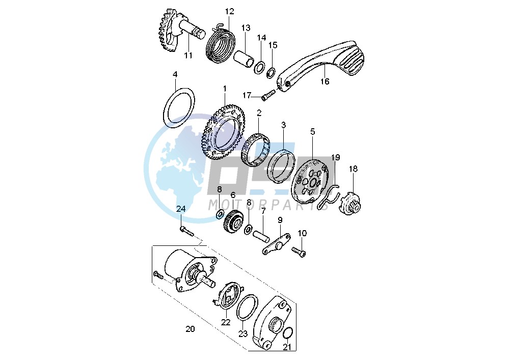 KICK STARTER GEARS