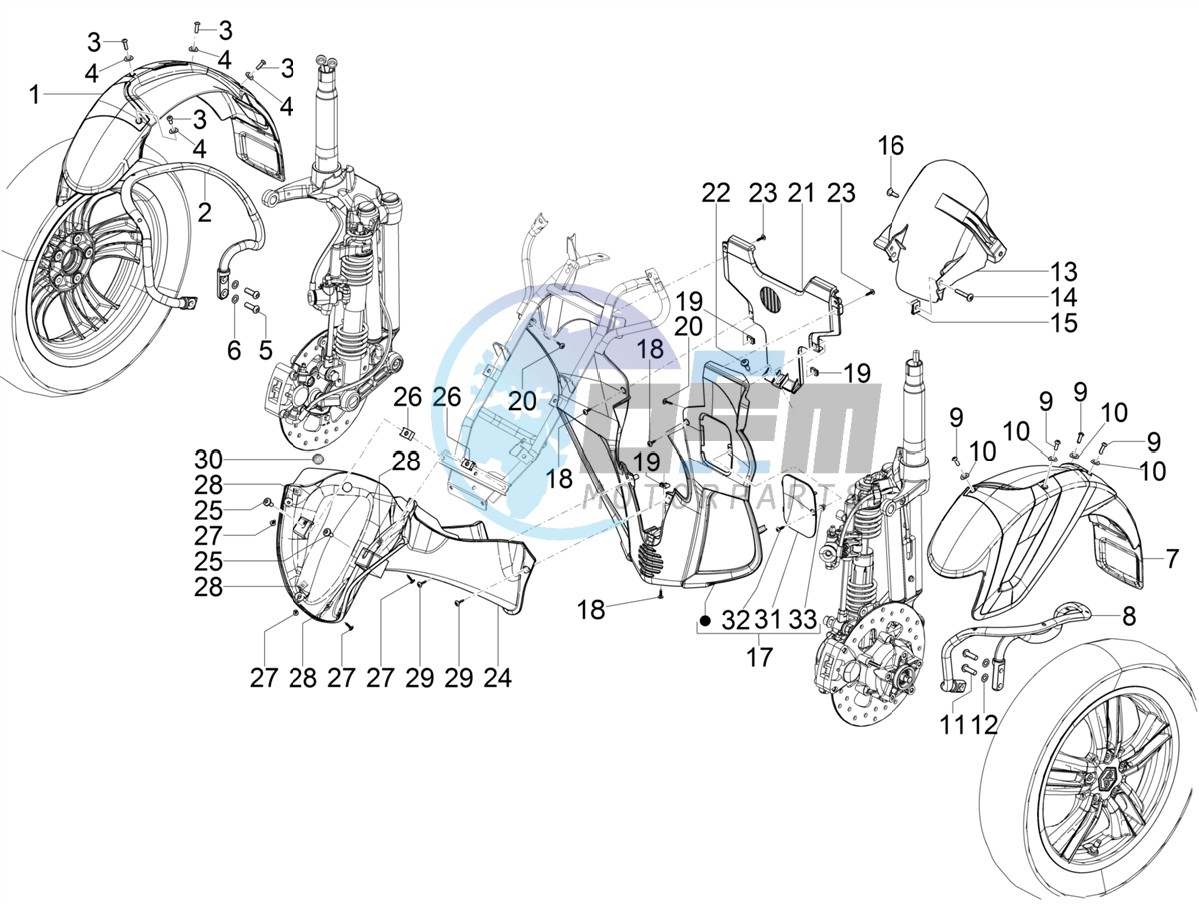 Wheel housing - Mudguard