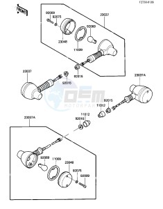 KL 600 A [KL600] (A1) [KL600] drawing TURN SIGNALS