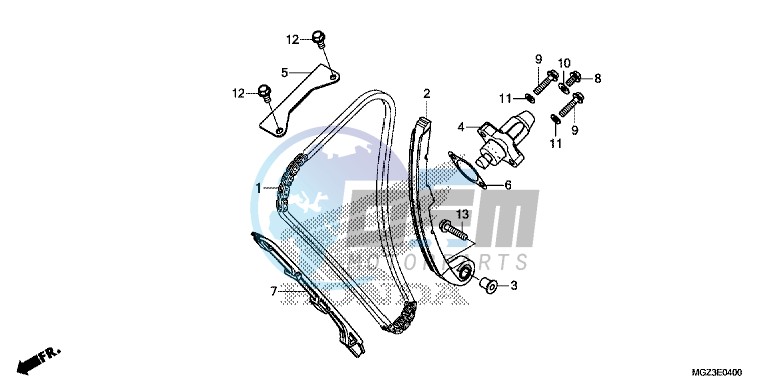 CAM CHAIN/ TENSIONER