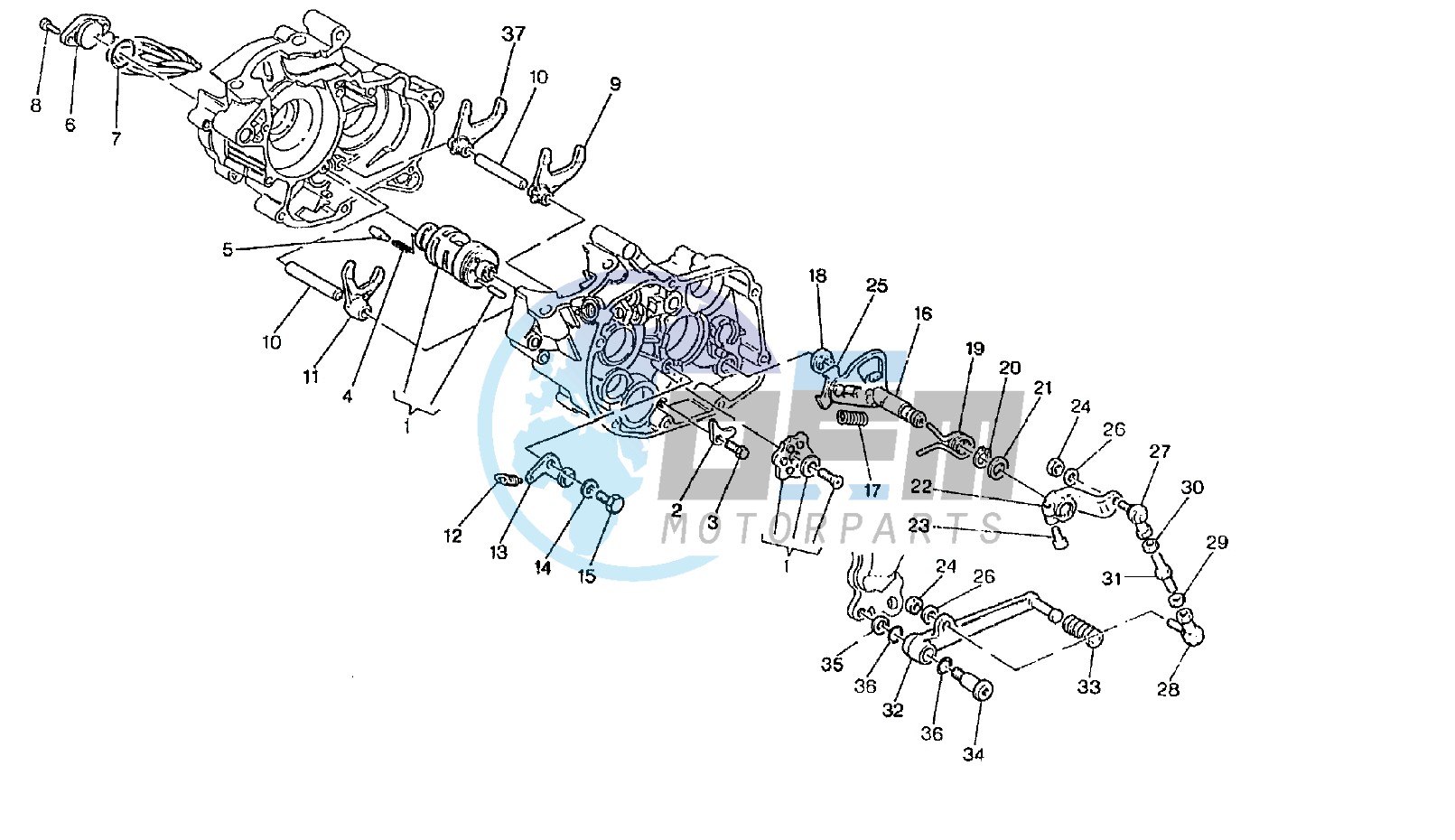 GEAR CHANGE MECHANISM 6 SPEED