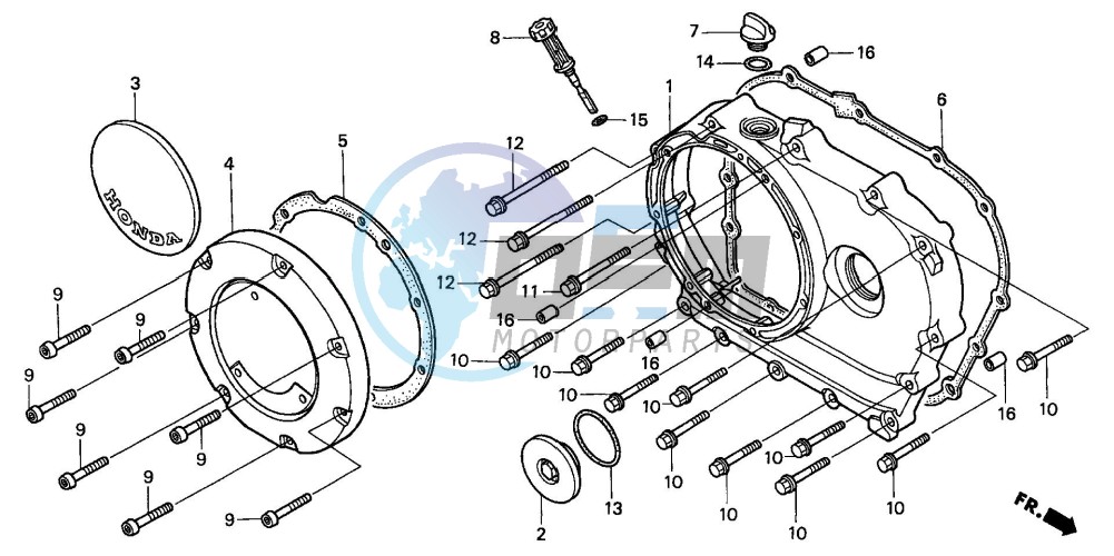 RIGHT CRANKCASE COVER