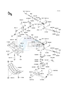 KAF 950 C [MULE 3010 TRANS4X4 DIESEL] (C7F) C7F drawing SHIFT LEVER-- S- -