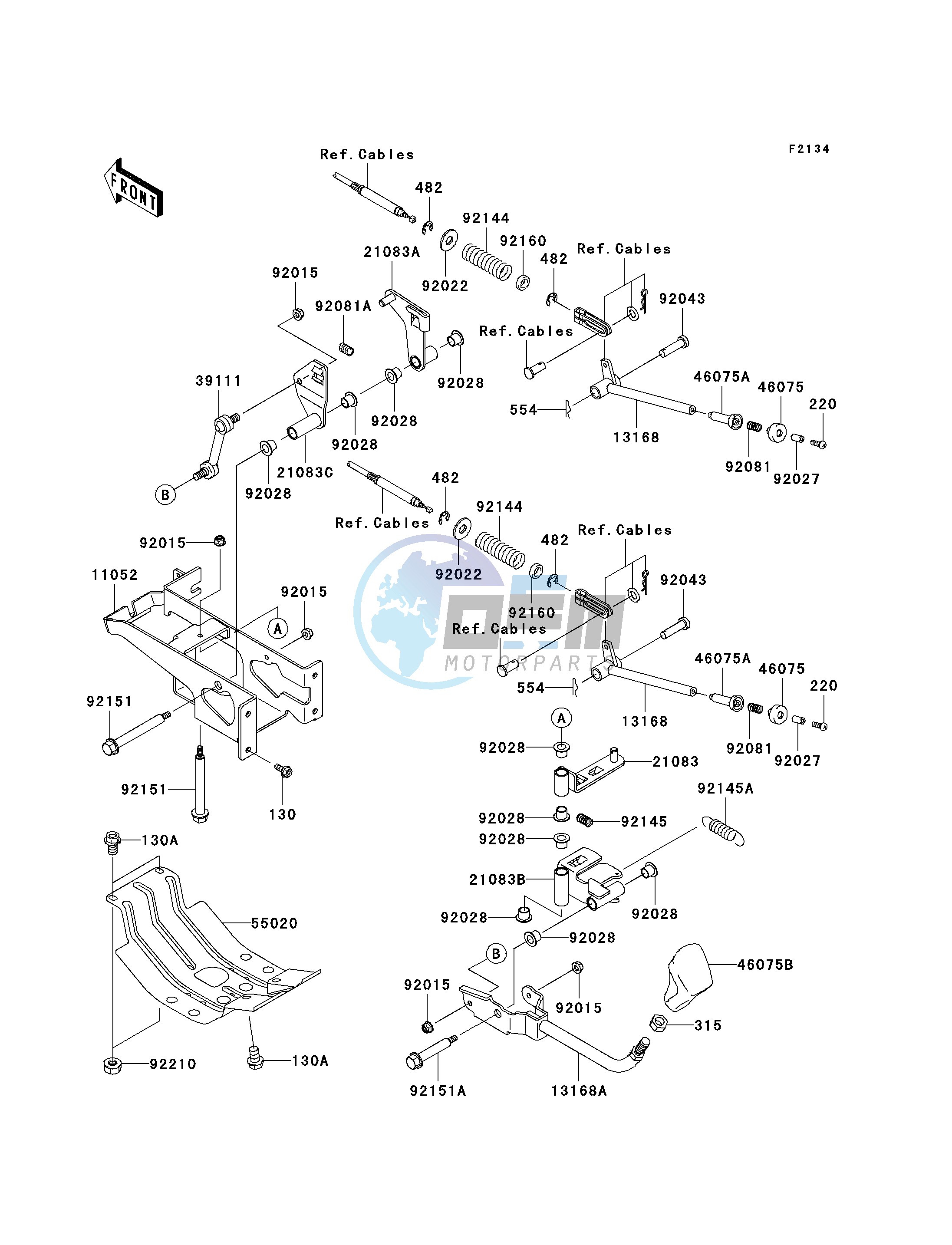 SHIFT LEVER-- S- -