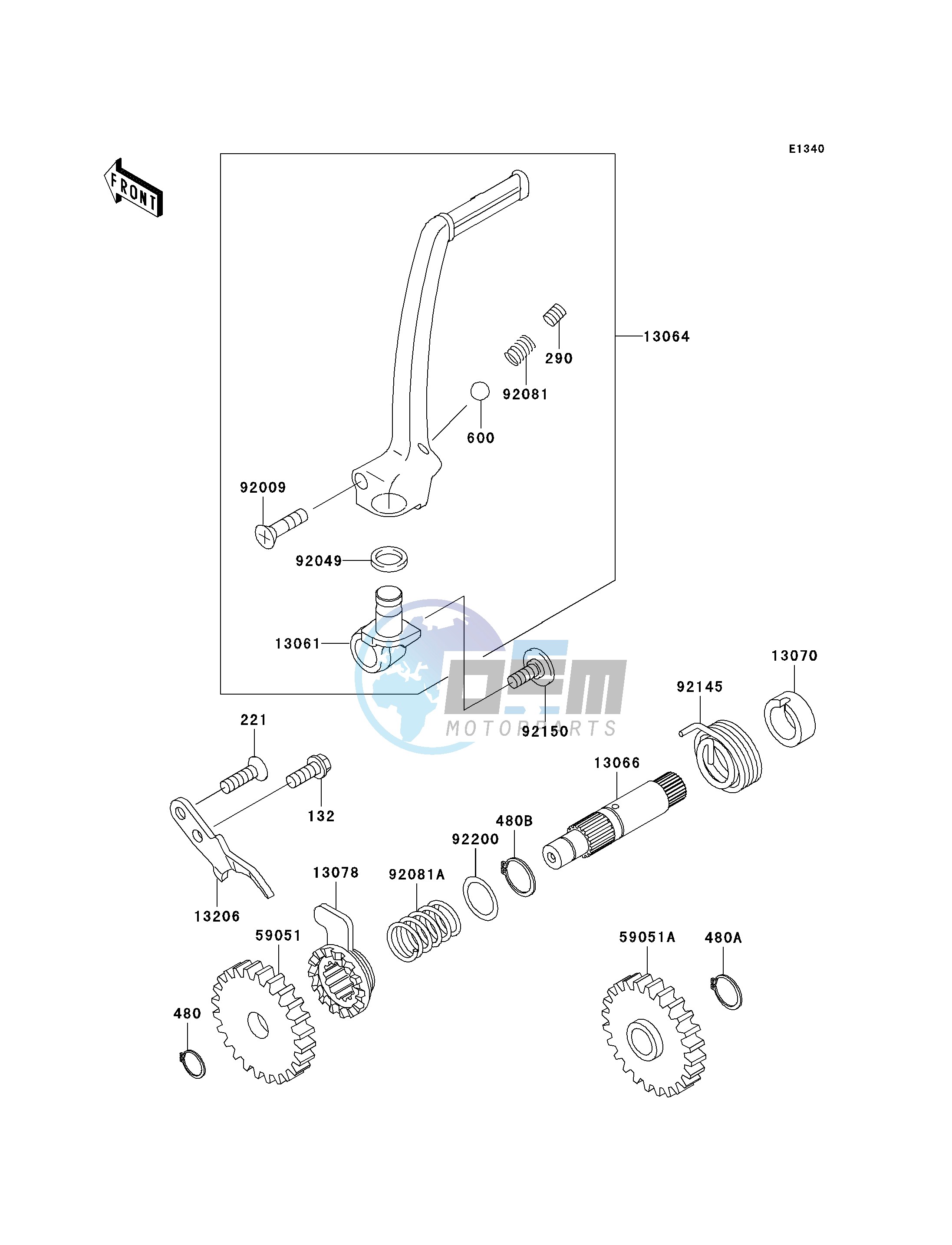 KICKSTARTER MECHANISM