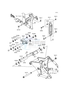 VULCAN 900 CUSTOM VN900CCFA GB XX (EU ME A(FRICA) drawing Suspension/Shock Absorber