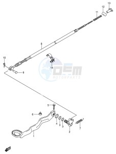 LT-Z250 (E28-E33) drawing REAR BRAKE