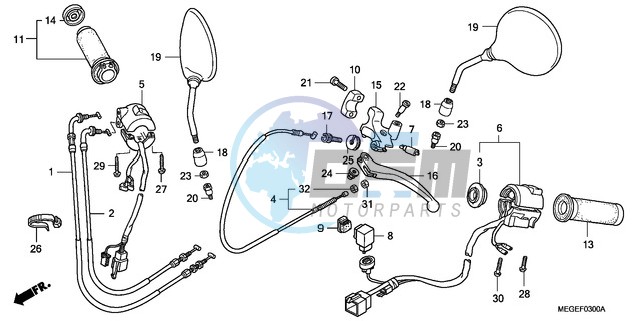 HANDLE SWITCH/CABLE