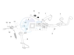 MEDLEY 150 4T IE ABS MA03M, M885M (APAC) drawing Stand/s