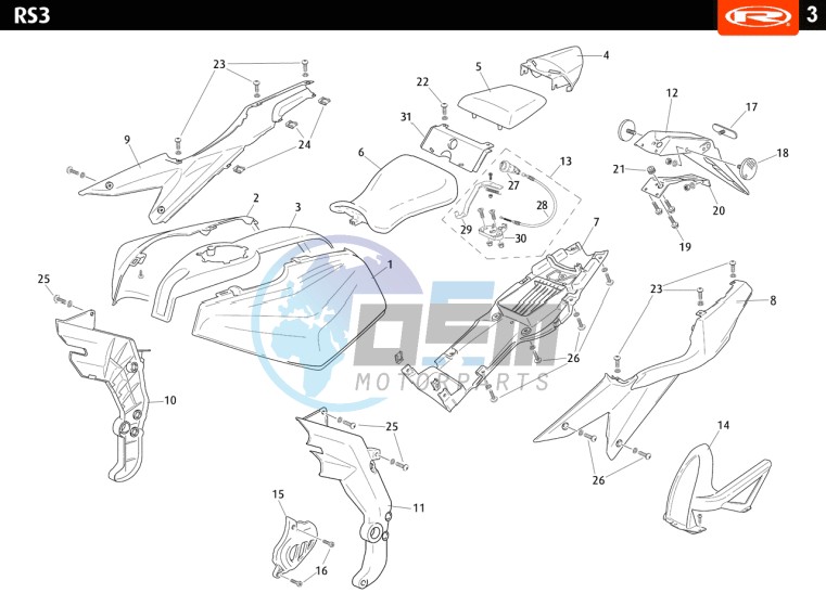 PLASTICS - COVERS REAR