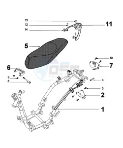 TWEET A YO N drawing FRAME AND SADDLE