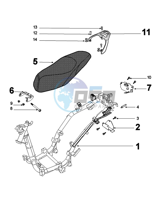 FRAME AND SADDLE