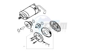 SENDA R BAJA - 125 CC 4T BAJA EU3 drawing STARTING MOTOR