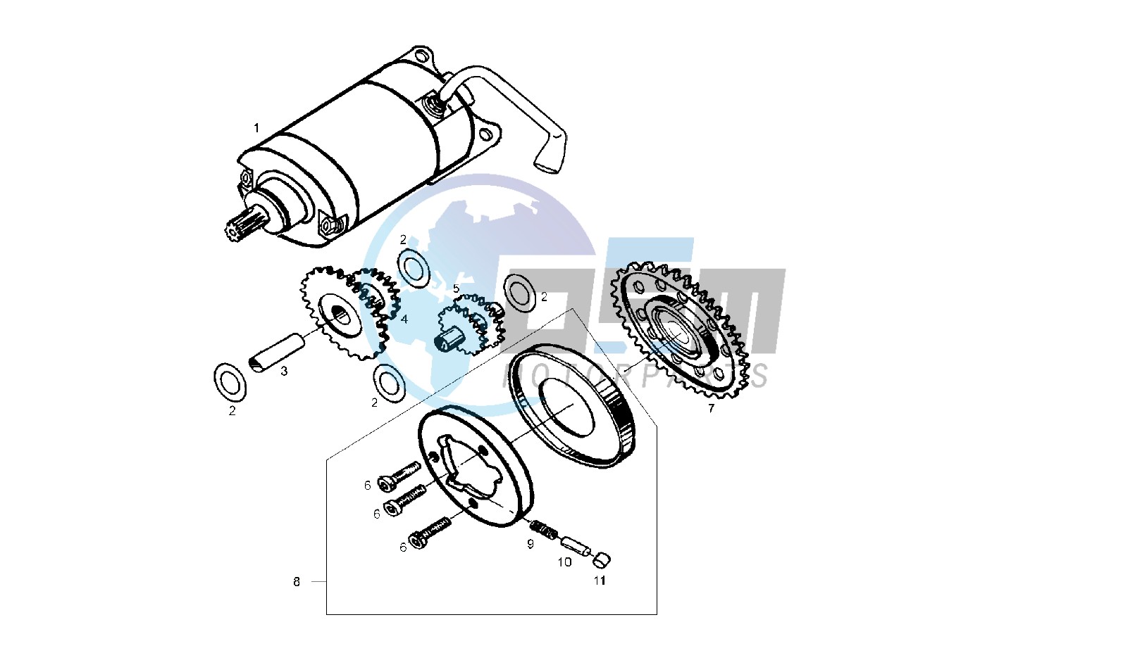 STARTING MOTOR