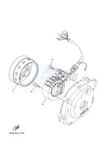 YBR125ED (51D3) drawing GENERATOR