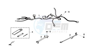 GTS 125I 2014 ABS drawing WIRING HARNASS