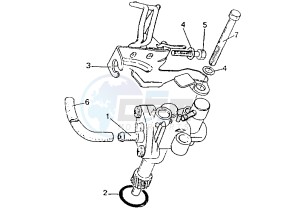 ST RAPIDO - 50 cc drawing OIL PUMP