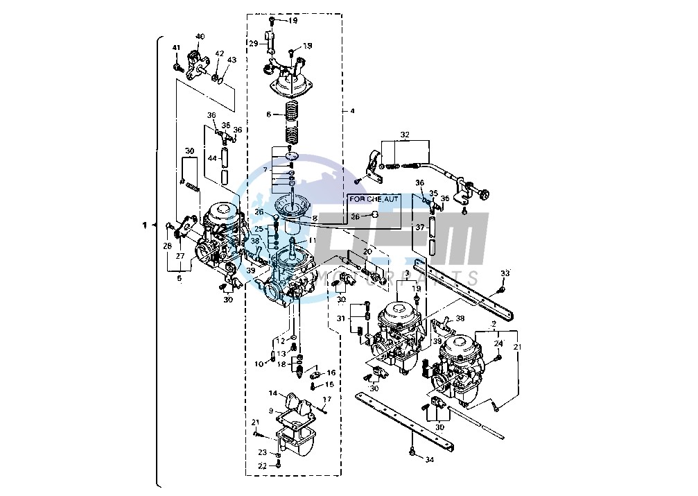 CARBURETOR MY96-97