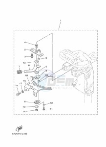 F15CEHL drawing TILLER-HANDLE