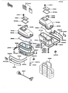 ZG 1200 B [VOYAGER XII] (B6-B9) [VOYAGER XII] drawing ACCESSORY -- SIDE BAG- --- ZG1200-B8_B9- -