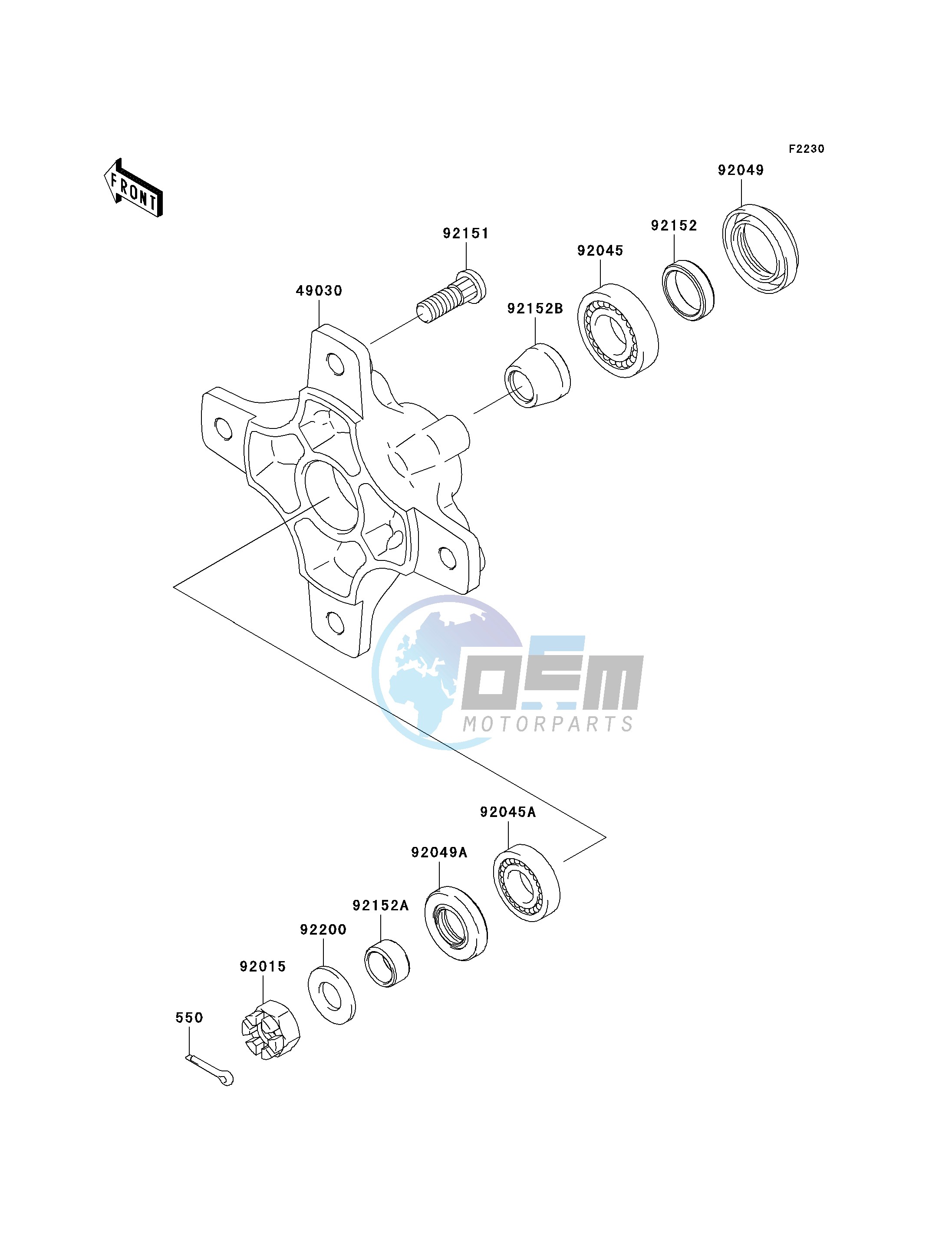 FRONT HUB