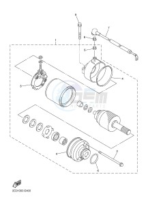 XJ6F 600 DIVERSION F (1CWP 1CWN) drawing STARTING MOTOR