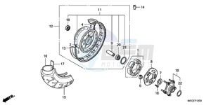 VT750C9 Europe Direct - (ED / MK) drawing REAR WHEEL