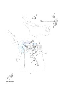 YN50FM NEO'S 4 (2CG4 2CG4) drawing HANDLE SWITCH & LEVER