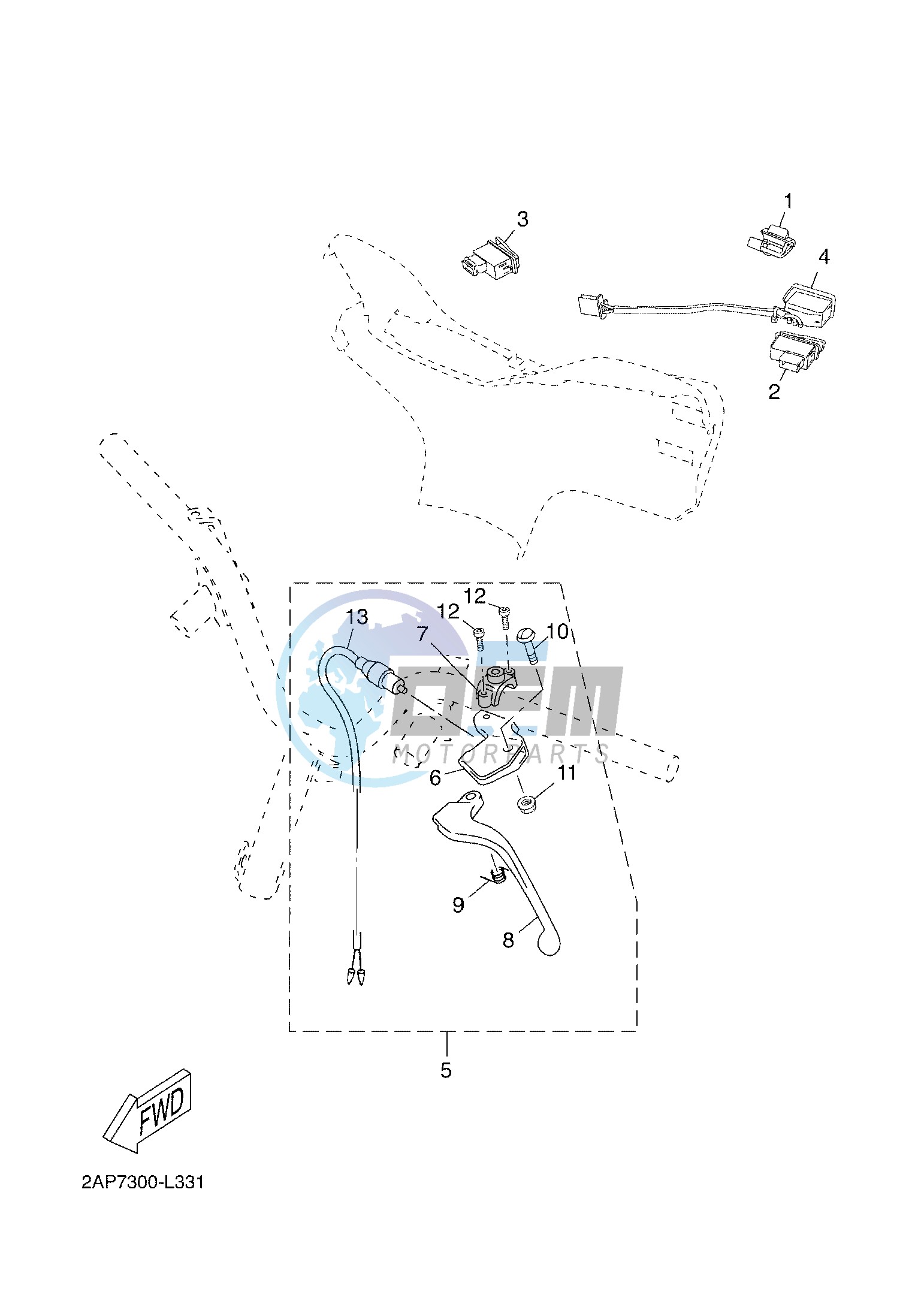 HANDLE SWITCH & LEVER