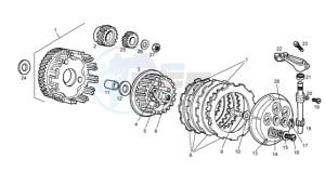 RCR 50 drawing Clutch