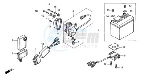 CRM125R drawing BATTERY