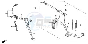 CB1300A CB1300SUPER FOUR drawing STAND